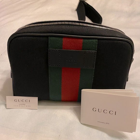 Gucci Handbags - Authentic Gucci new web stripe that belt / bum / Fanny pack bag